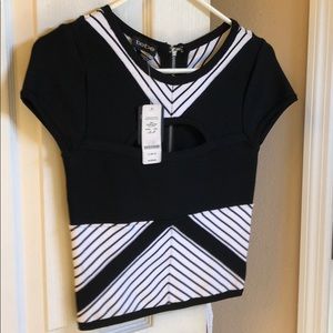 Bebe Bandage Top Small NWT